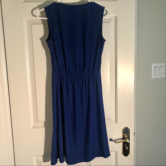 Navy H&M knee length dress - Picture 4 of 4